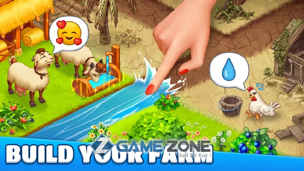 صورة من لعبة Adventure Bay Paradise Farm