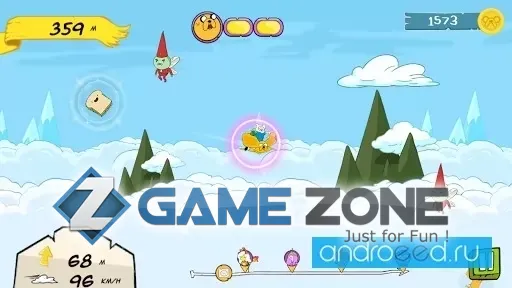صورة من لعبة Adventure Time: Crazy Flight [Много денег]