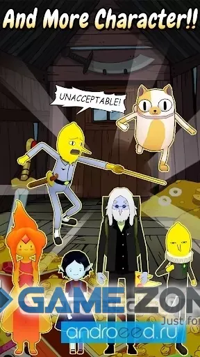 صورة من لعبة Adventure Time Run