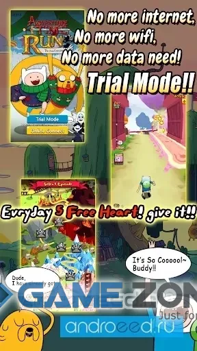 صورة من لعبة Adventure Time Run
