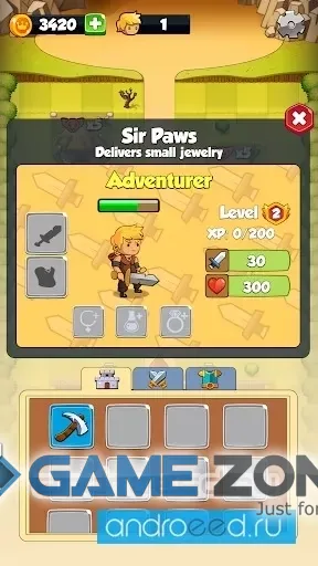 صورة من لعبة Adventureamprsquos Road Heroes Way [Mod Diamonds]