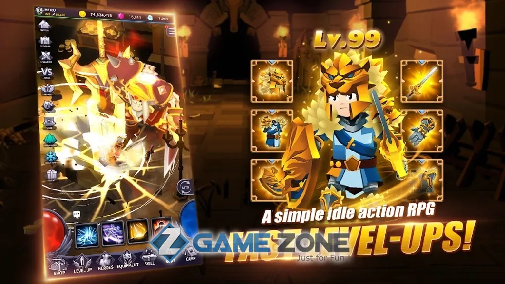 صورة من لعبة AFK Dungeon Idle Action RPG