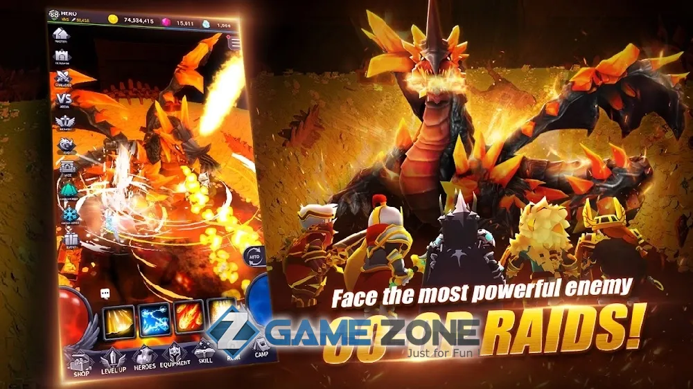 صورة من لعبة AFK Dungeon Idle Action RPG