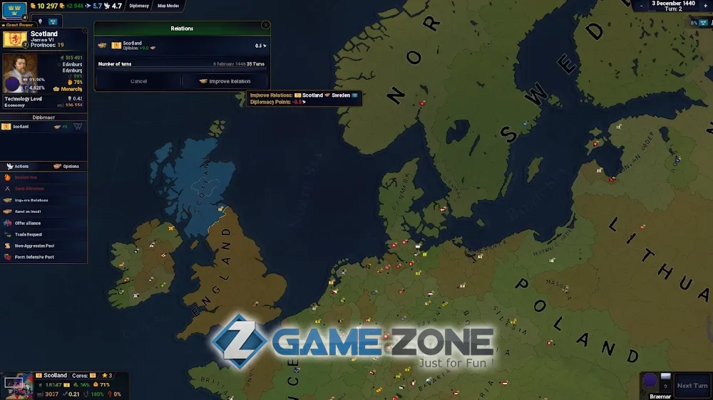 صورة من لعبة Age of Civilizations II Europe