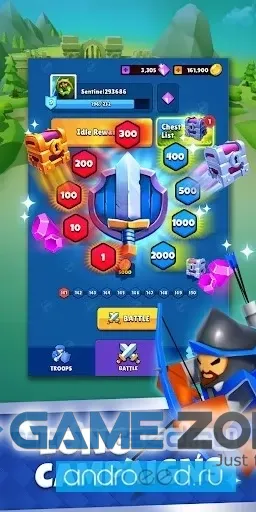 صورة من لعبة Age Of Legends Idle Wars