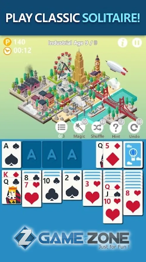 صورة من لعبة Age of solitaire : City Building Card game [Без рекламы]