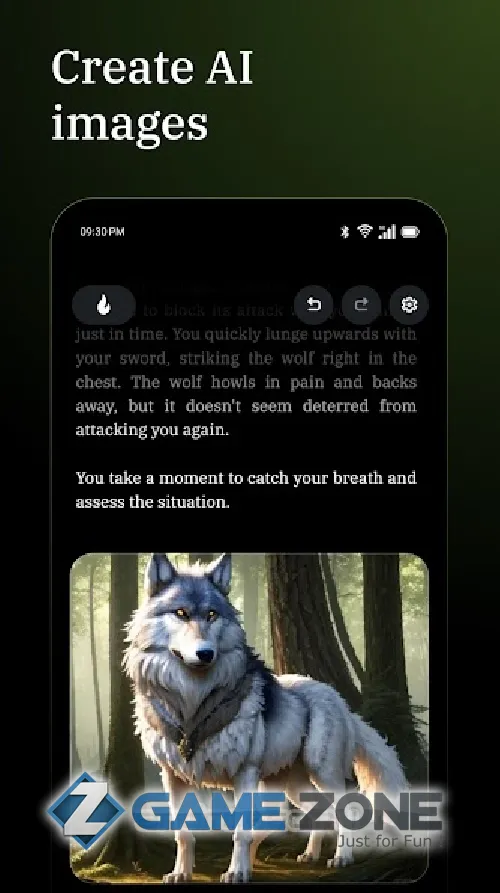 صورة من لعبة AI Dungeon