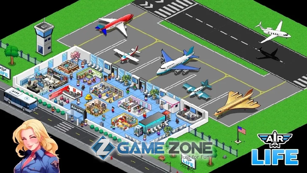 صورة من لعبة Air Life: Aviation Tycoon [Money mod]