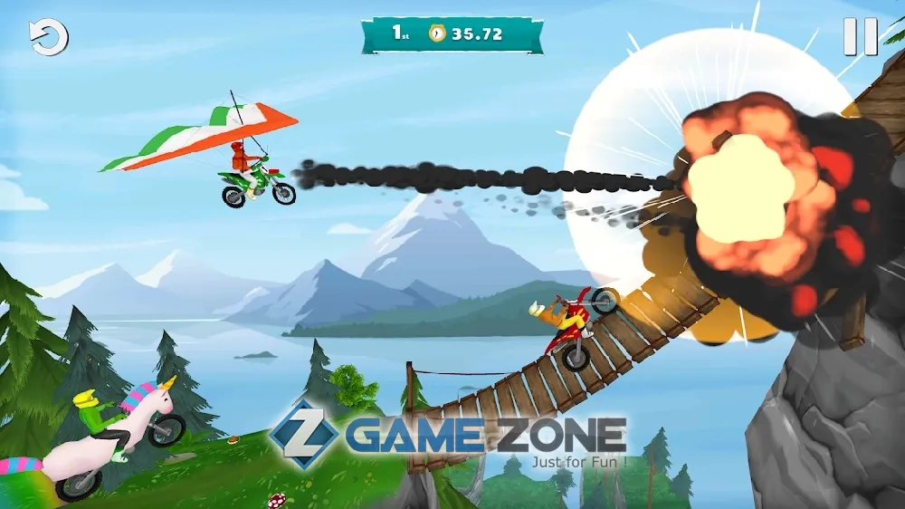 صورة من لعبة Airborne Motocross [Free Upgrades]