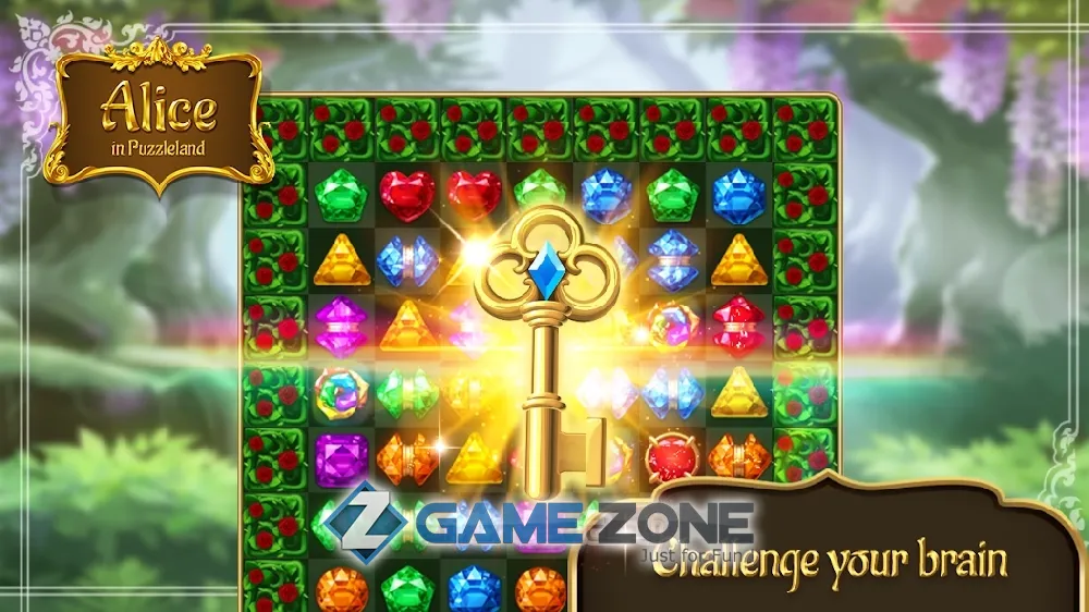 صورة من لعبة Alice in Puzzleland Free Match 3 Game