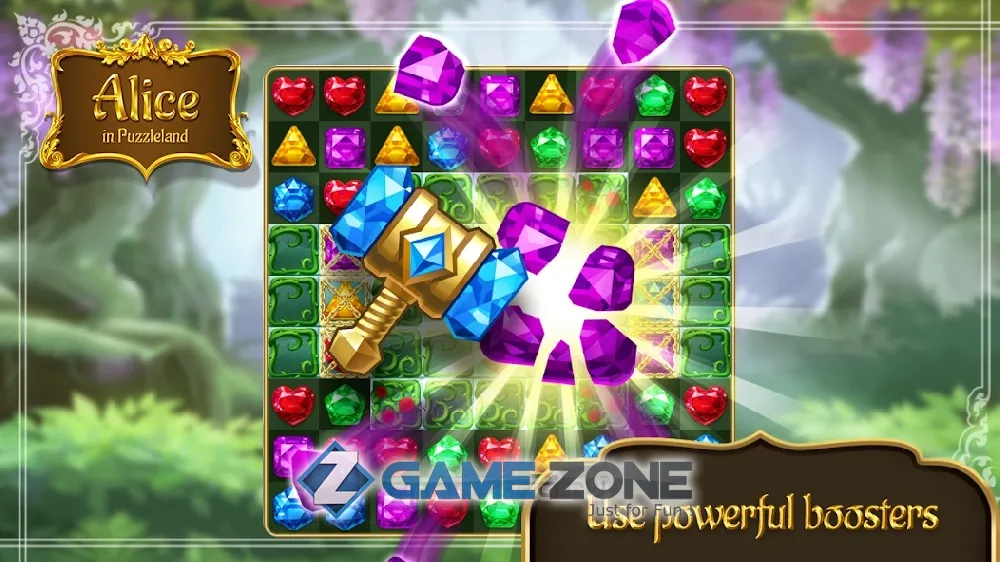 صورة من لعبة Alice in Puzzleland Free Match 3 Game