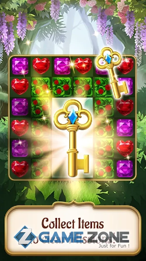 صورة من لعبة Alice in Puzzleland Free Match 3 Game