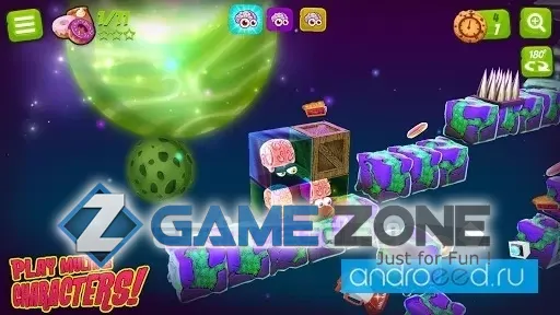 صورة من لعبة Alien Jelly: Food For Thought