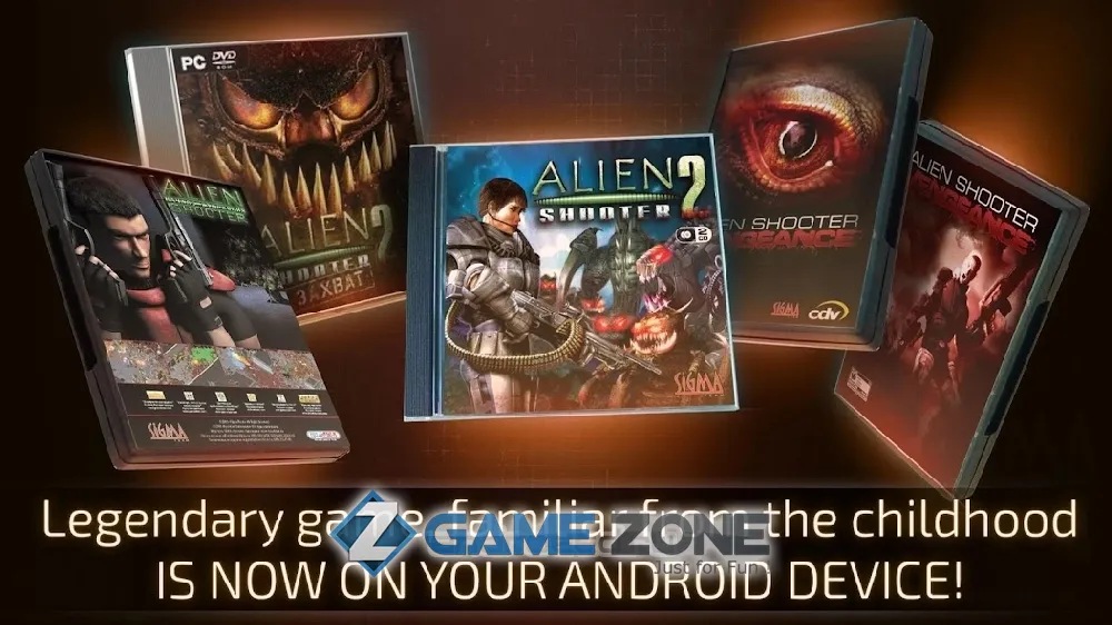 صورة من لعبة Alien Shooter 2 - Reloaded