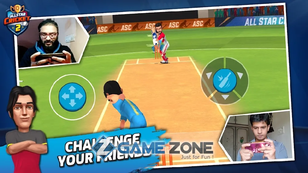 صورة من لعبة All Star Cricket 2