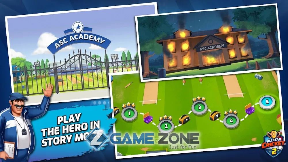 صورة من لعبة All Star Cricket 2