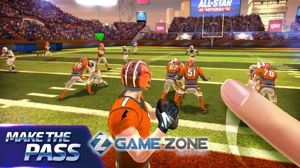 صورة من لعبة All Star Quarterback 17 [Много денег]
