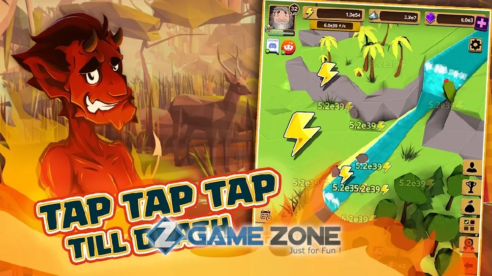 صورة من لعبة Almighty God Idle Clicker