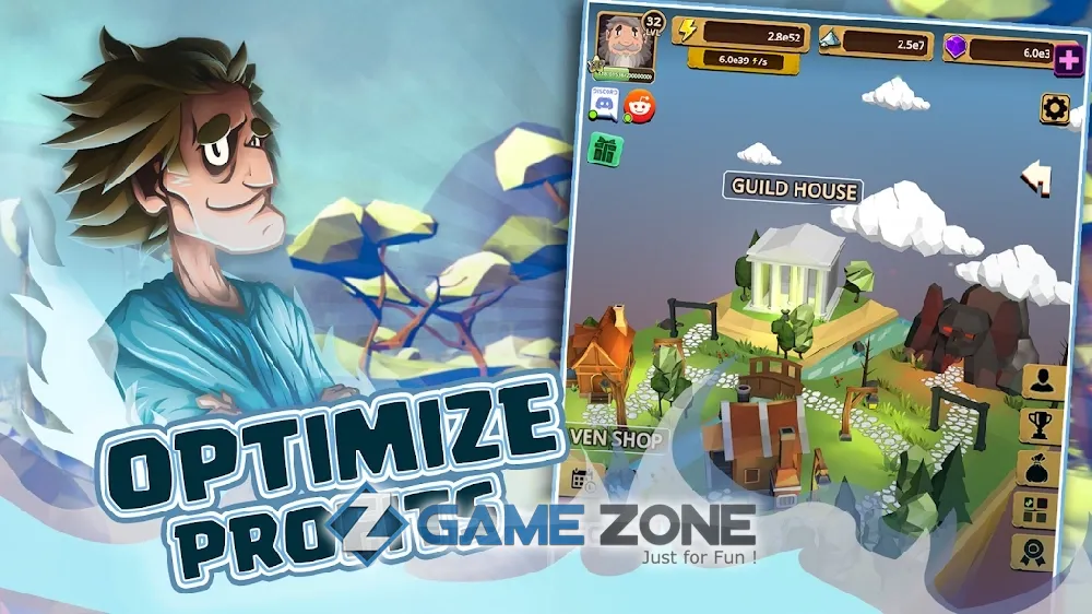 صورة من لعبة Almighty God Idle Clicker