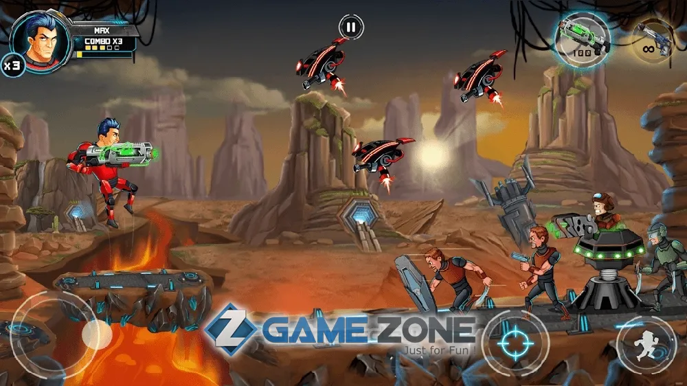 صورة من لعبة Alpha Guns 2 [Много денег]