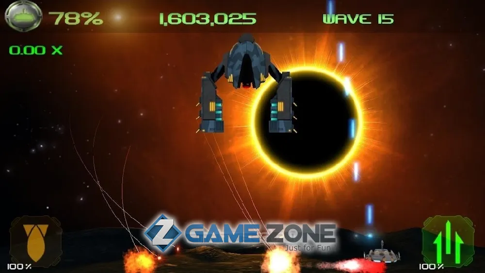 صورة من لعبة Alpha Wave