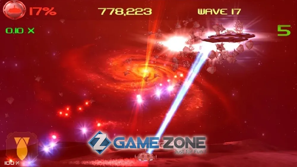 صورة من لعبة Alpha Wave
