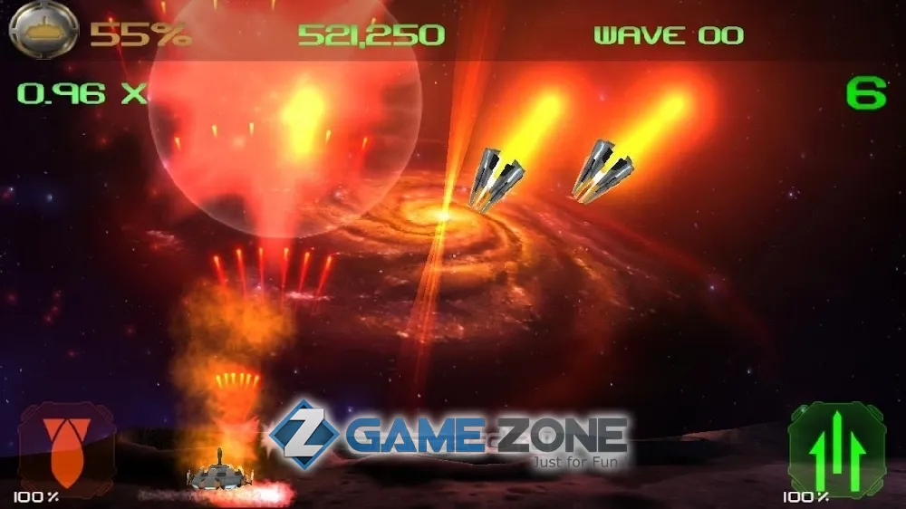 صورة من لعبة Alpha Wave