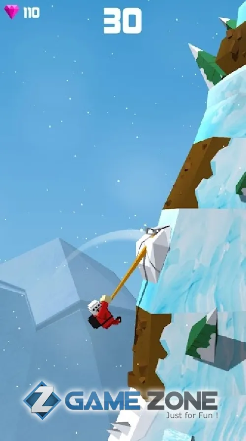 Screenshot from the game Альпинист [Без рекламы]