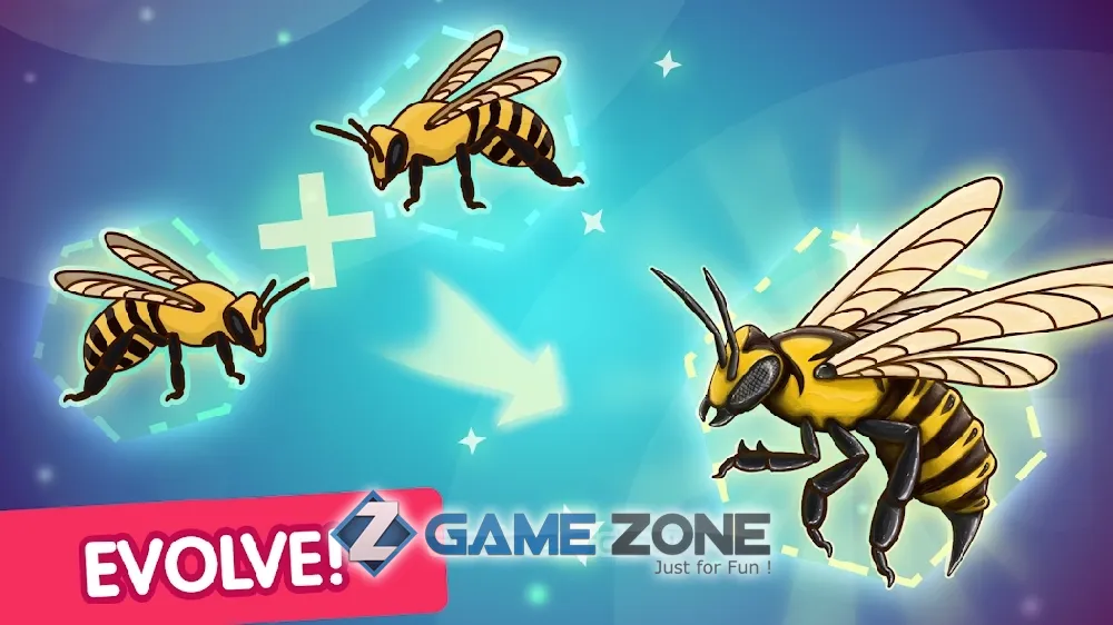 صورة من لعبة Angry Bee Evolution [Mod Menu]