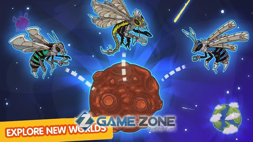 صورة من لعبة Angry Bee Evolution [Mod Menu]