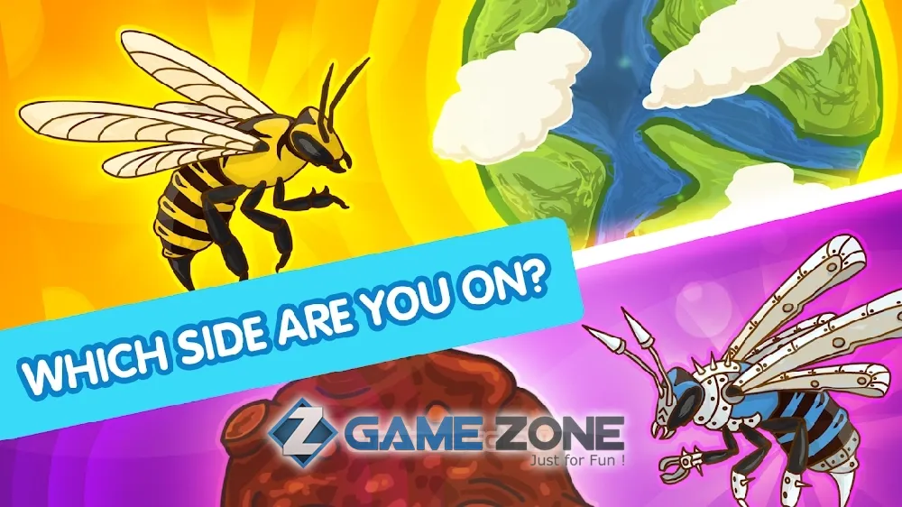 صورة من لعبة Angry Bee Evolution [Mod Menu]