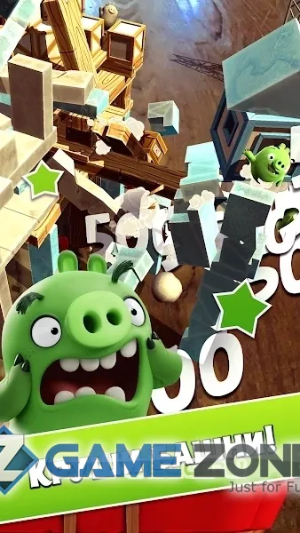 صورة من لعبة Angry Birds AR: Isle of Pigs