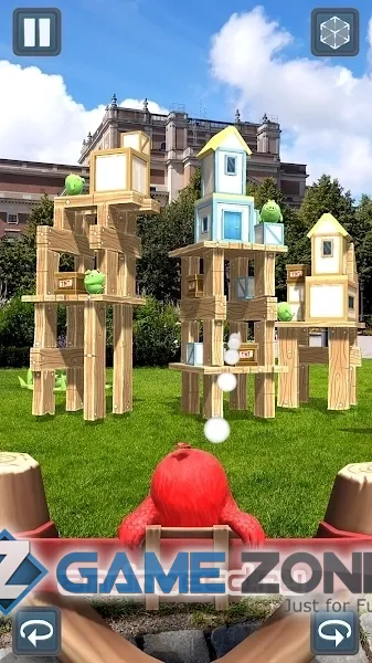 صورة من لعبة Angry Birds AR: Isle of Pigs