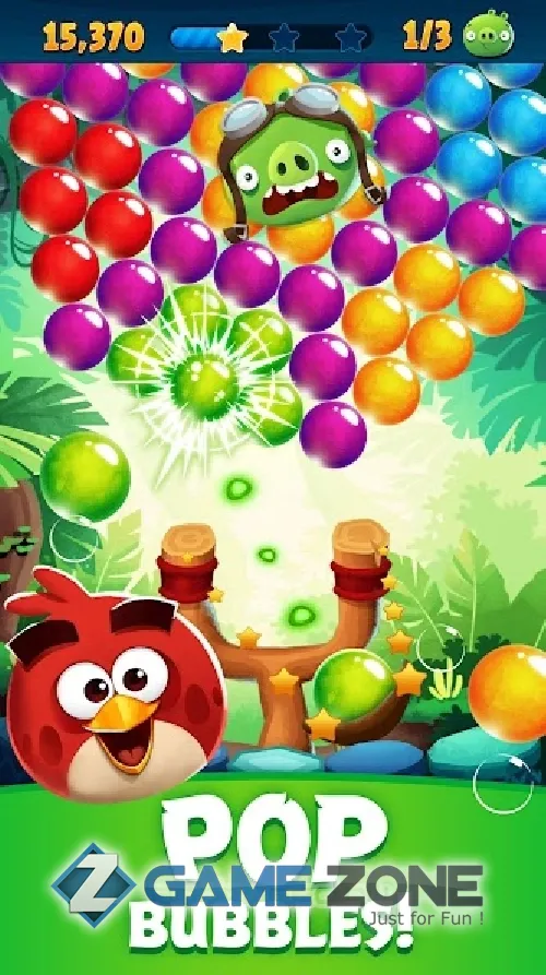 صورة من لعبة Angry Birds POP Bubble Shooter [Unlocked]