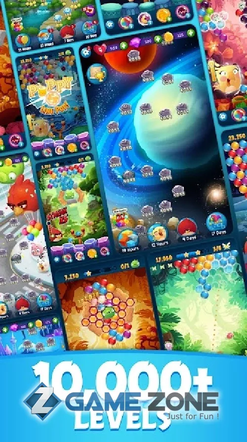 صورة من لعبة Angry Birds POP Bubble Shooter [Unlocked]