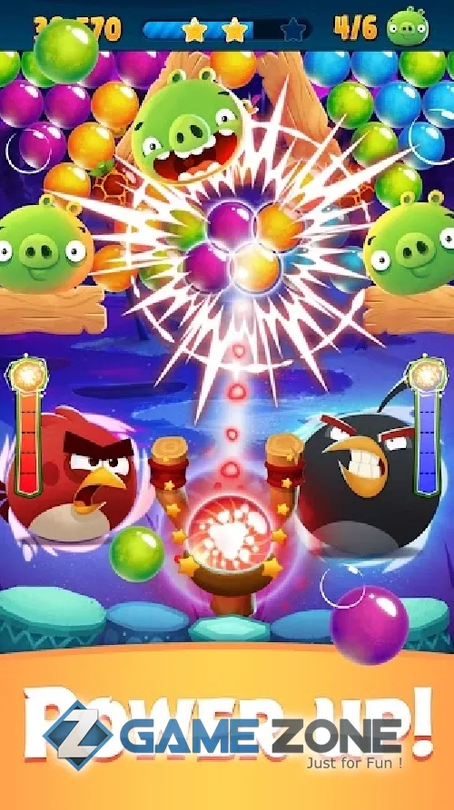 صورة من لعبة Angry Birds POP Bubble Shooter [Unlocked]
