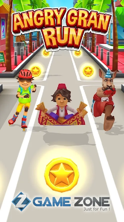 صورة من لعبة Angry Gran Run - Running Game [Free Shopping]