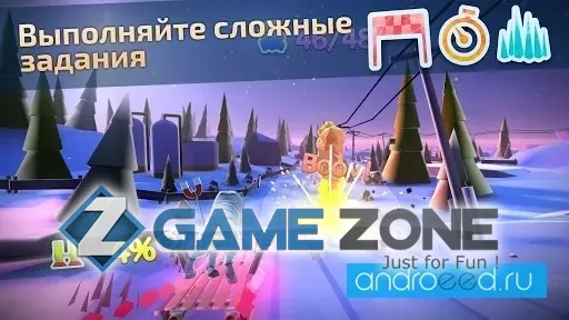 صورة من لعبة Animal Adventure: Downhill Rush [Бесплатные покупки]