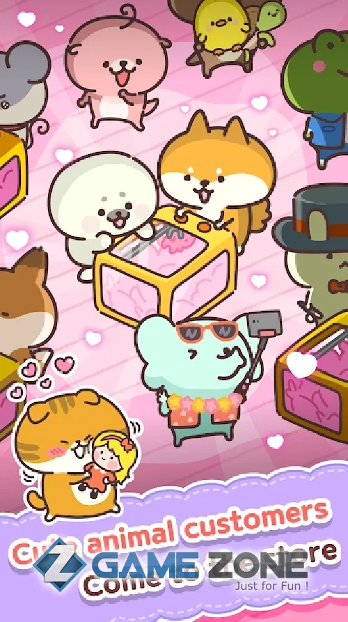 صورة من لعبة Animal Doll Shop Cute Tycoon Game [Free Shopping]