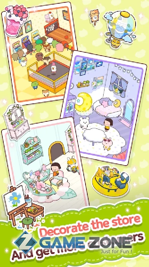 صورة من لعبة Animal Doll Shop Cute Tycoon Game [Free Shopping]