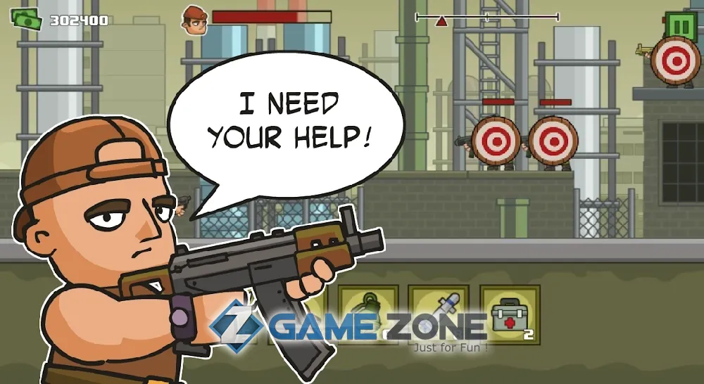 صورة من لعبة Anti Terrorist Rush 2 [Много денег]