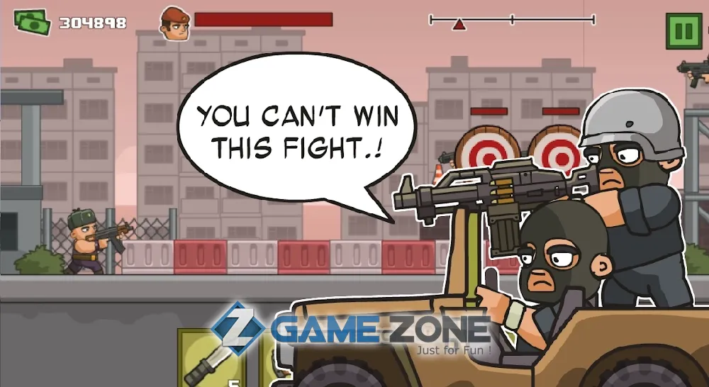 صورة من لعبة Anti Terrorist Rush 2 [Много денег]