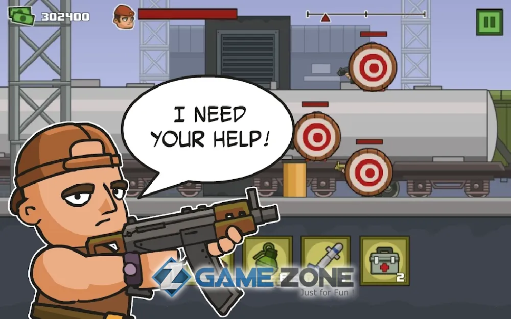 صورة من لعبة Anti Terrorist Rush 2 [Много денег]