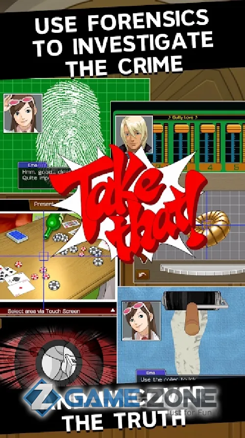 صورة من لعبة Apollo Justice Ace Attorney