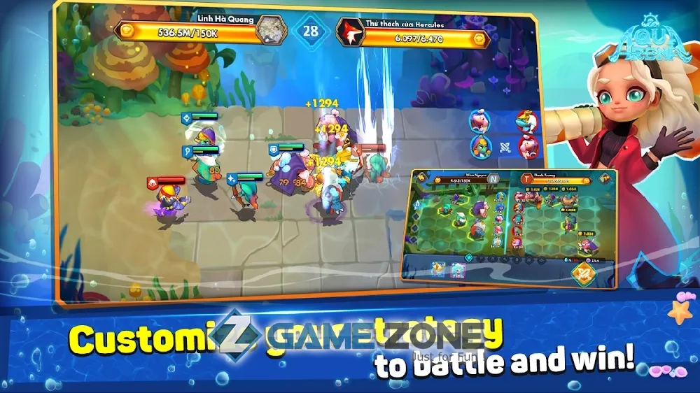 صورة من لعبة AquArena PvP Battle