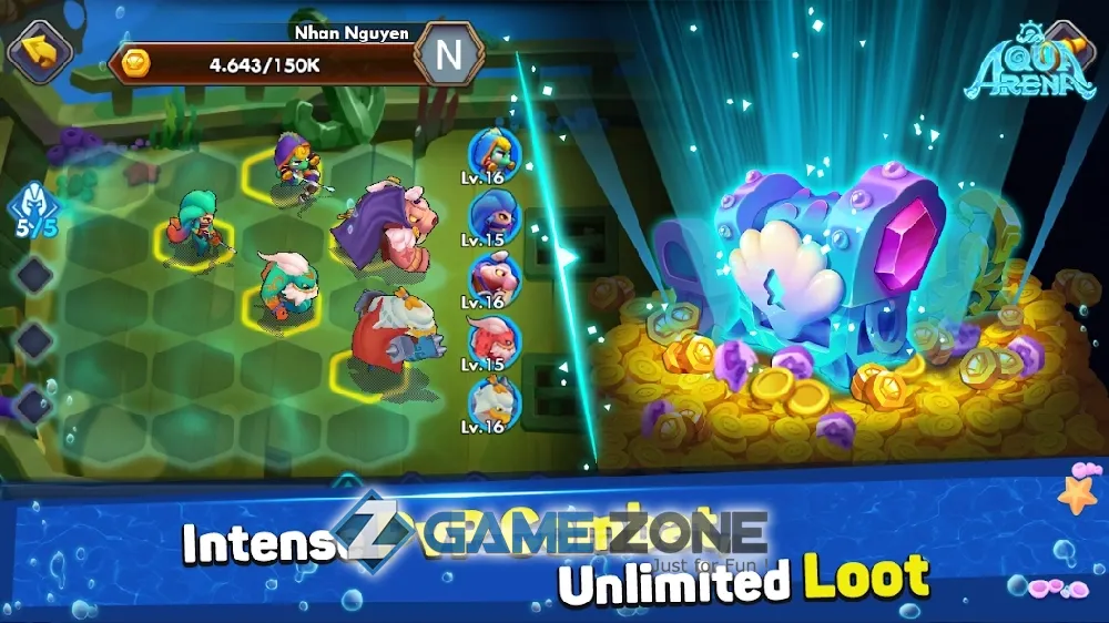 صورة من لعبة AquArena PvP Battle