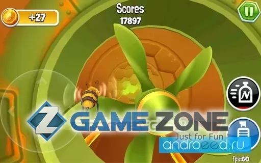 صورة من لعبة Arcade Bugs Fly [Много денег]