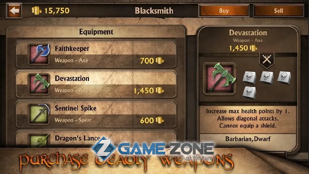 صورة من لعبة Arcane Quest HD [Много денег]