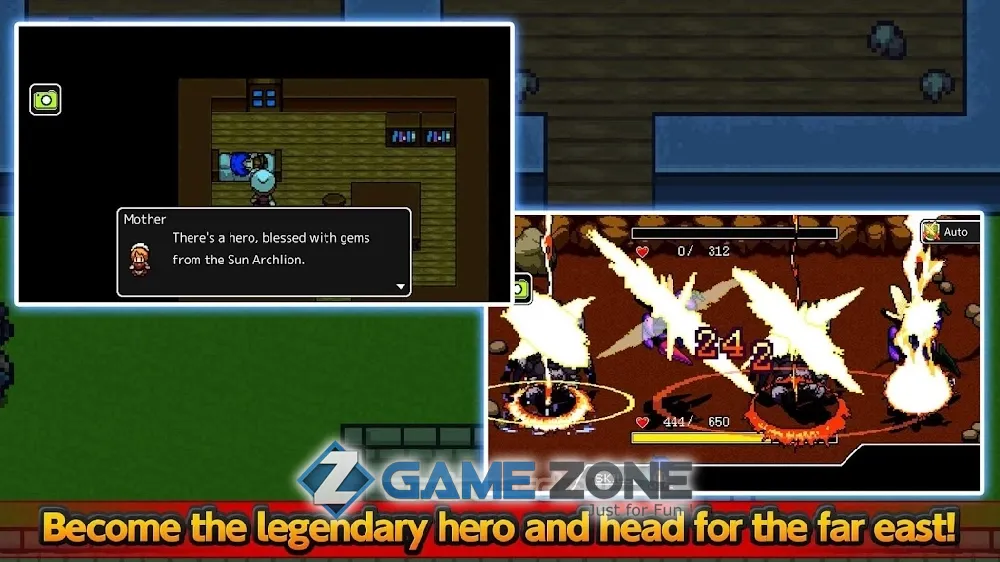صورة من لعبة Archlion Saga - Pocket-sized RPG