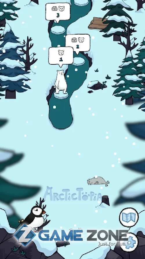 صورة من لعبة Arctictopia